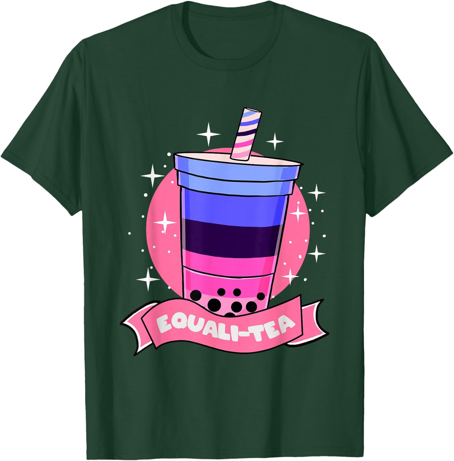 Omnisexual Equalitea Omnisexual Pride T-Shirt - T-Shirt | Forest