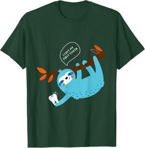 Funny Sloth’s Saying I Lost My First Tooth Cute Tooth Fairy T-Shirt - T-Shirt | Forest