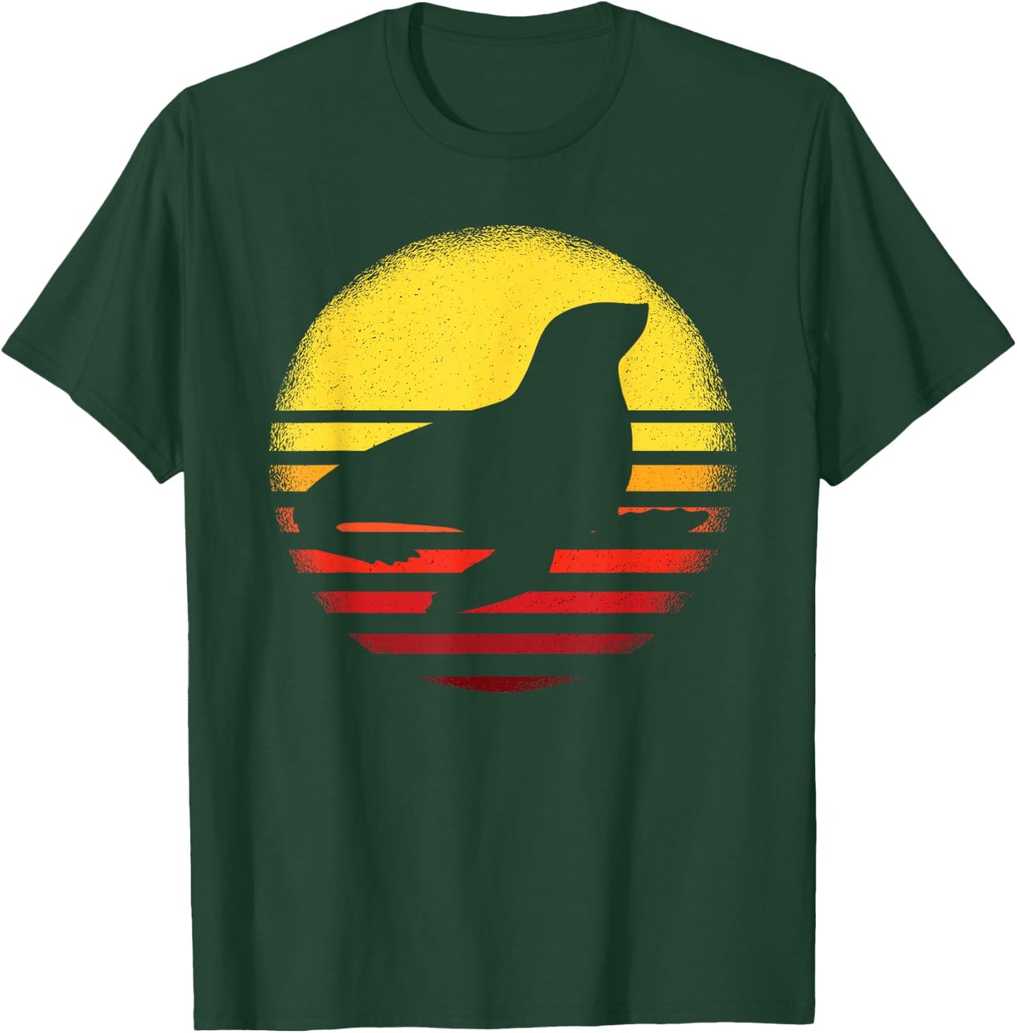 Retro Seal Shirt Vintage Styled Seal Lover Animal Seals T-Shirt - T-Shirt | Forest