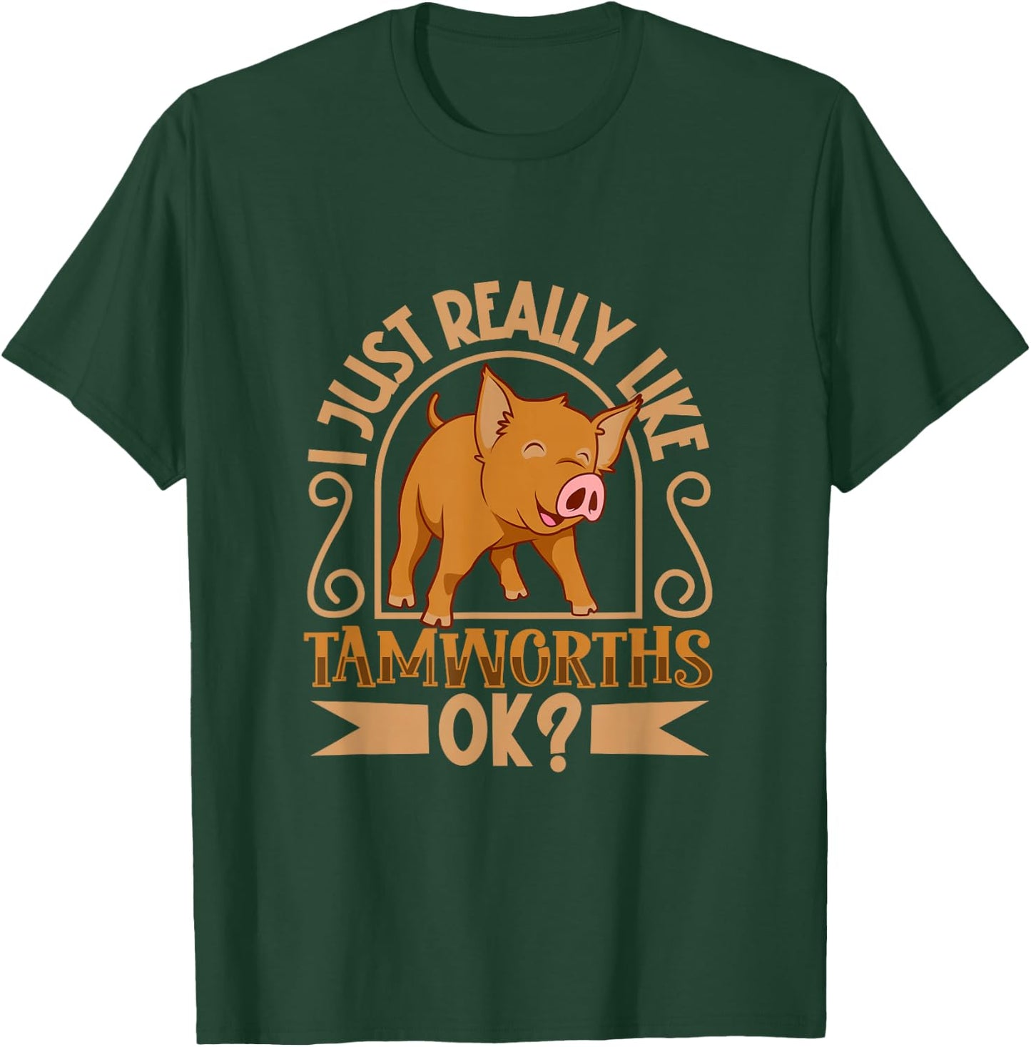 I Love My Tamworth Pig T-Shirt - T-Shirt | Forest