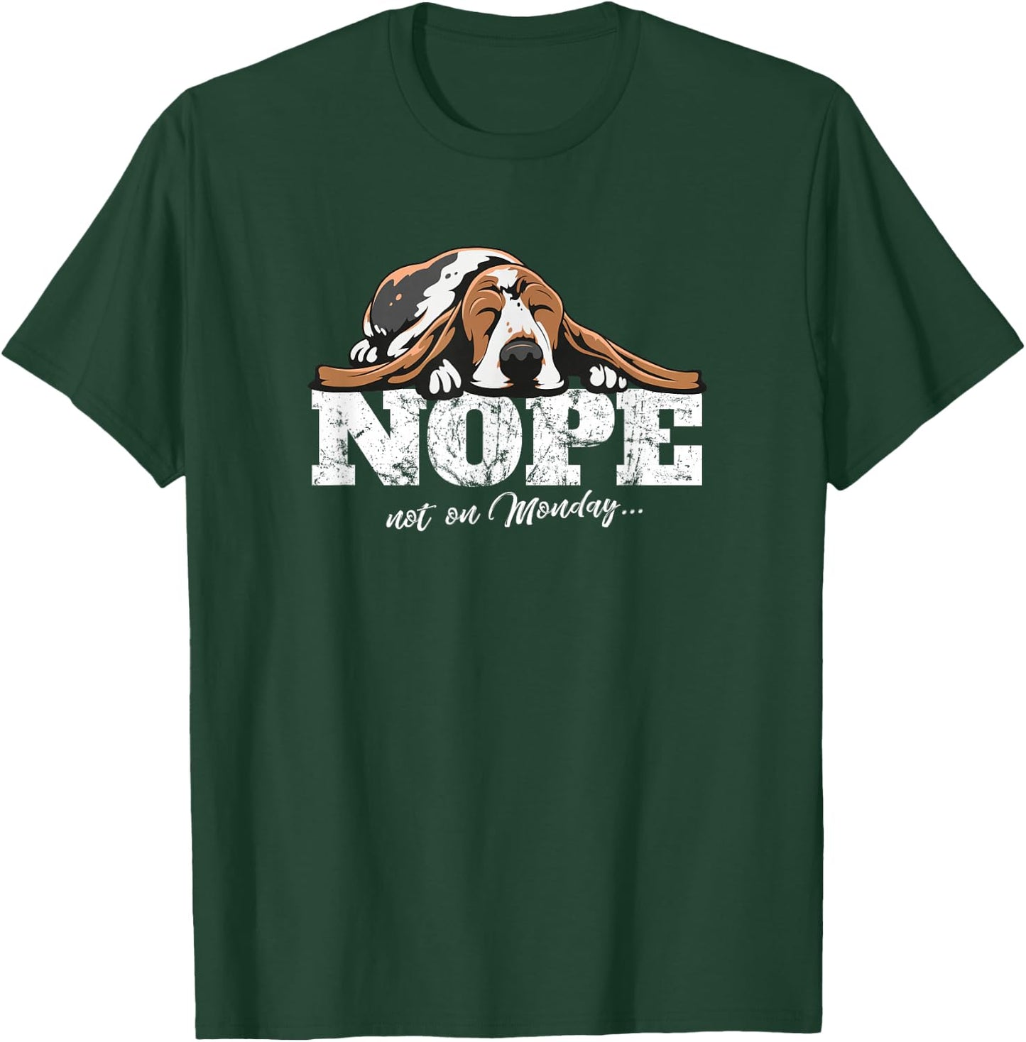 Basset Hound Dog T-Shirt - T-Shirt | Forest