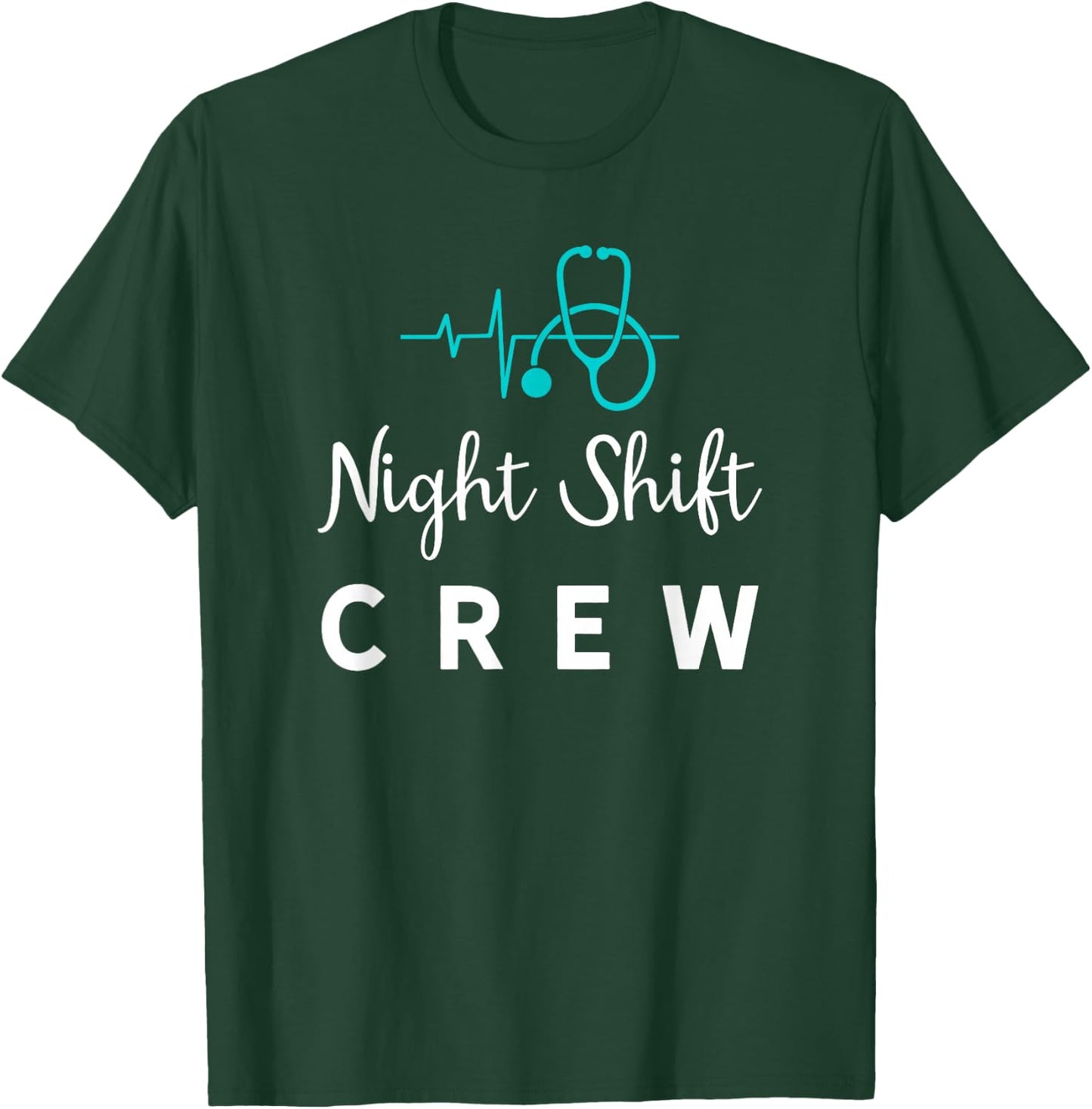 Emergency Room 3rd Shift / Overnight in Healthcare ER T-Shirt - T-Shirt | Forest