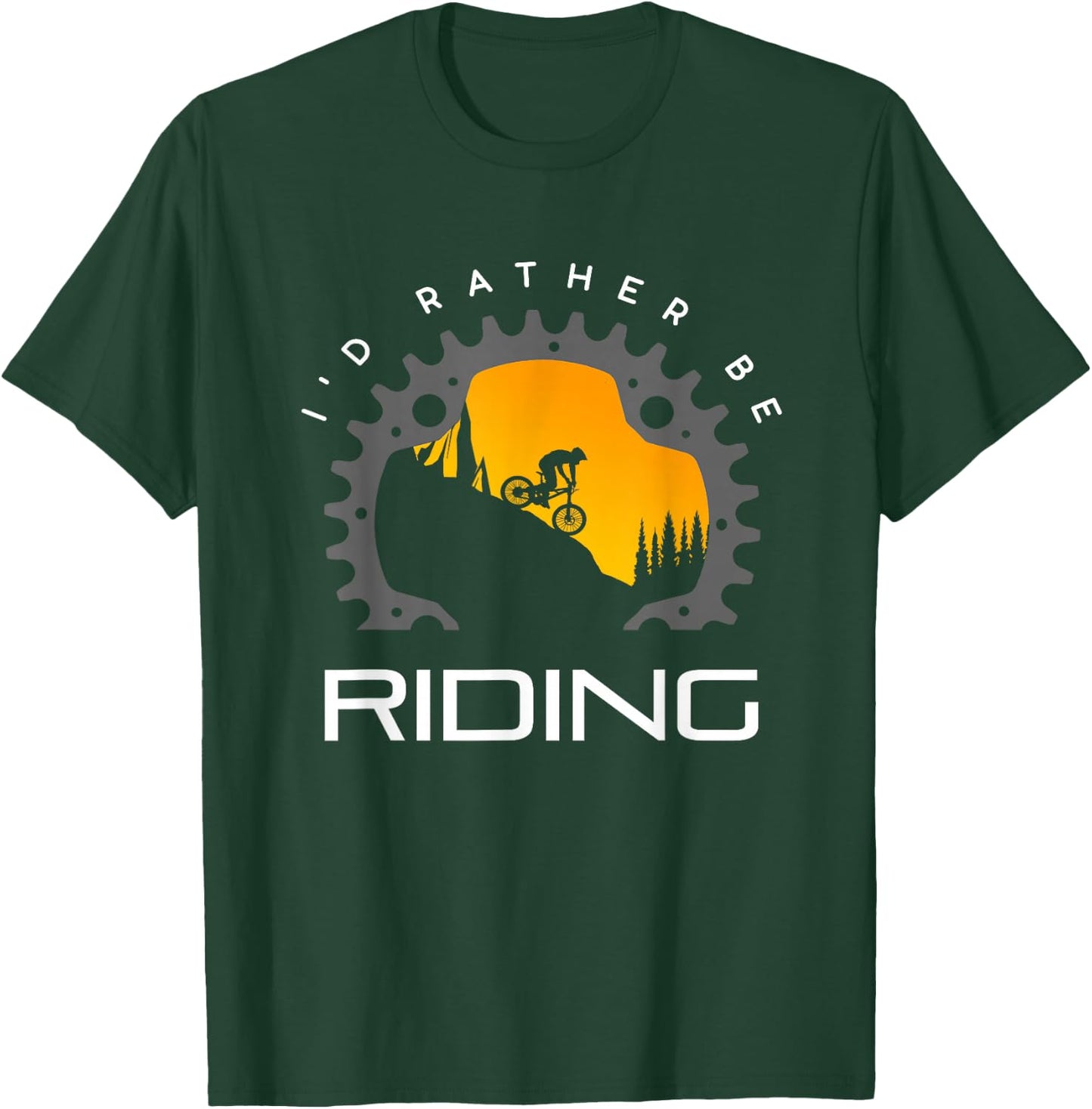 MTB Mountain Bike Apparel - MTB Mountain Bike T-Shirt - T-Shirt | Forest