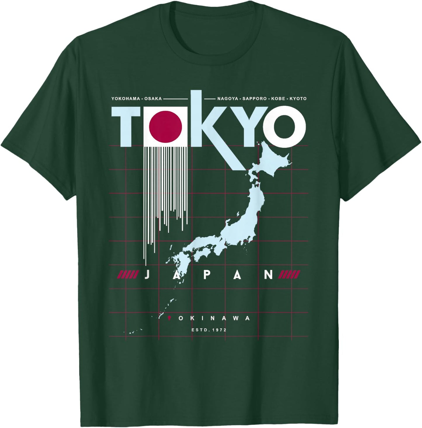 Tokyo Japan , Black, S T-Shirt - T-Shirt | Forest
