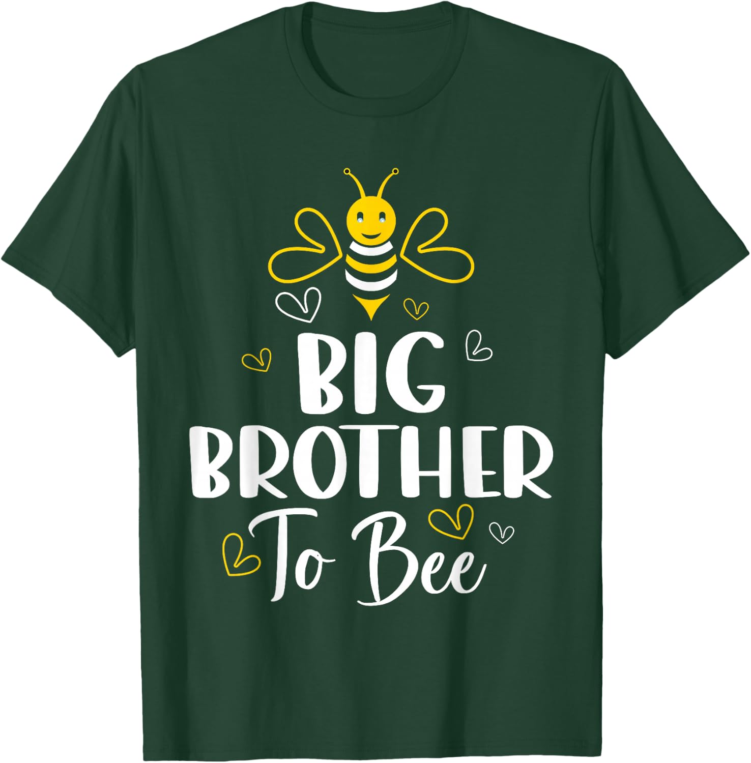 Big Brother to Bee Pregnancy Funny Baby Shower Big Brother T-Shirt - T-Shirt | Forest
