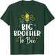 Big Brother to Bee Pregnancy Funny Baby Shower Big Brother T-Shirt - T-Shirt | Forest