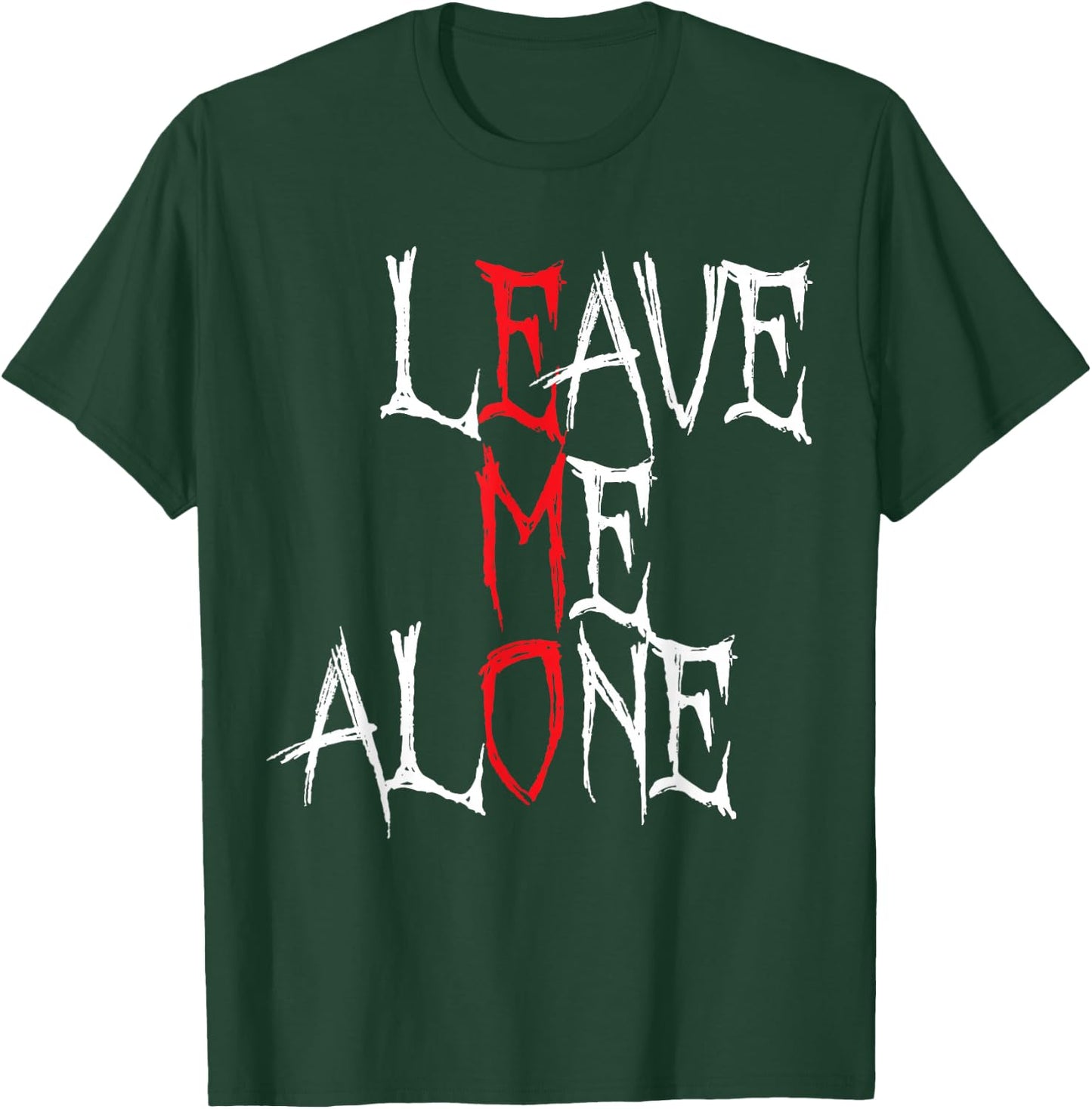 Leave Me Alone Emo Clothing Emocore Emo Music Fan Emo , black T-Shirt - T-Shirt | Forest