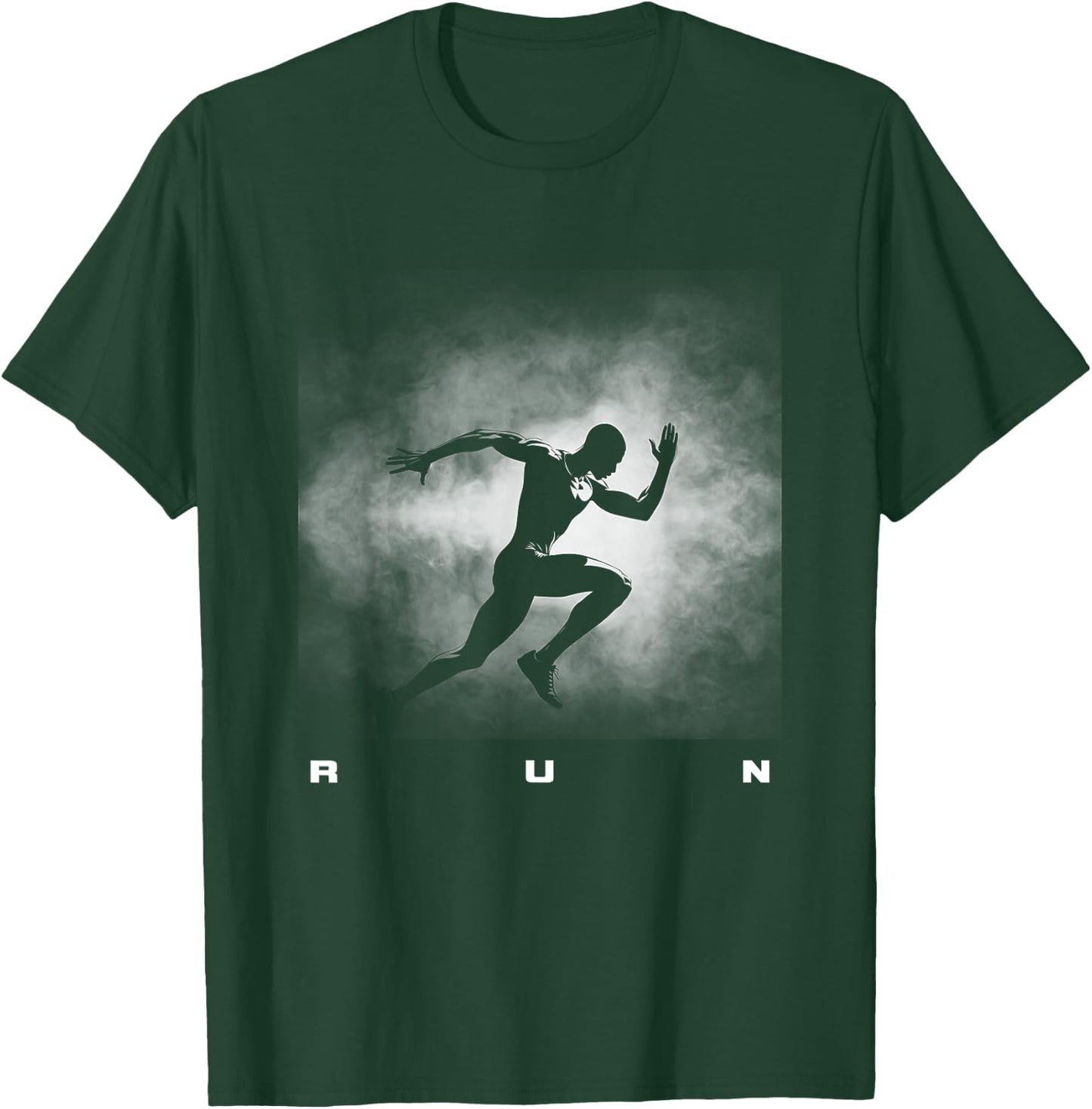 Run Runner Running Track and Field T-Shirt - T-Shirt | Forest
