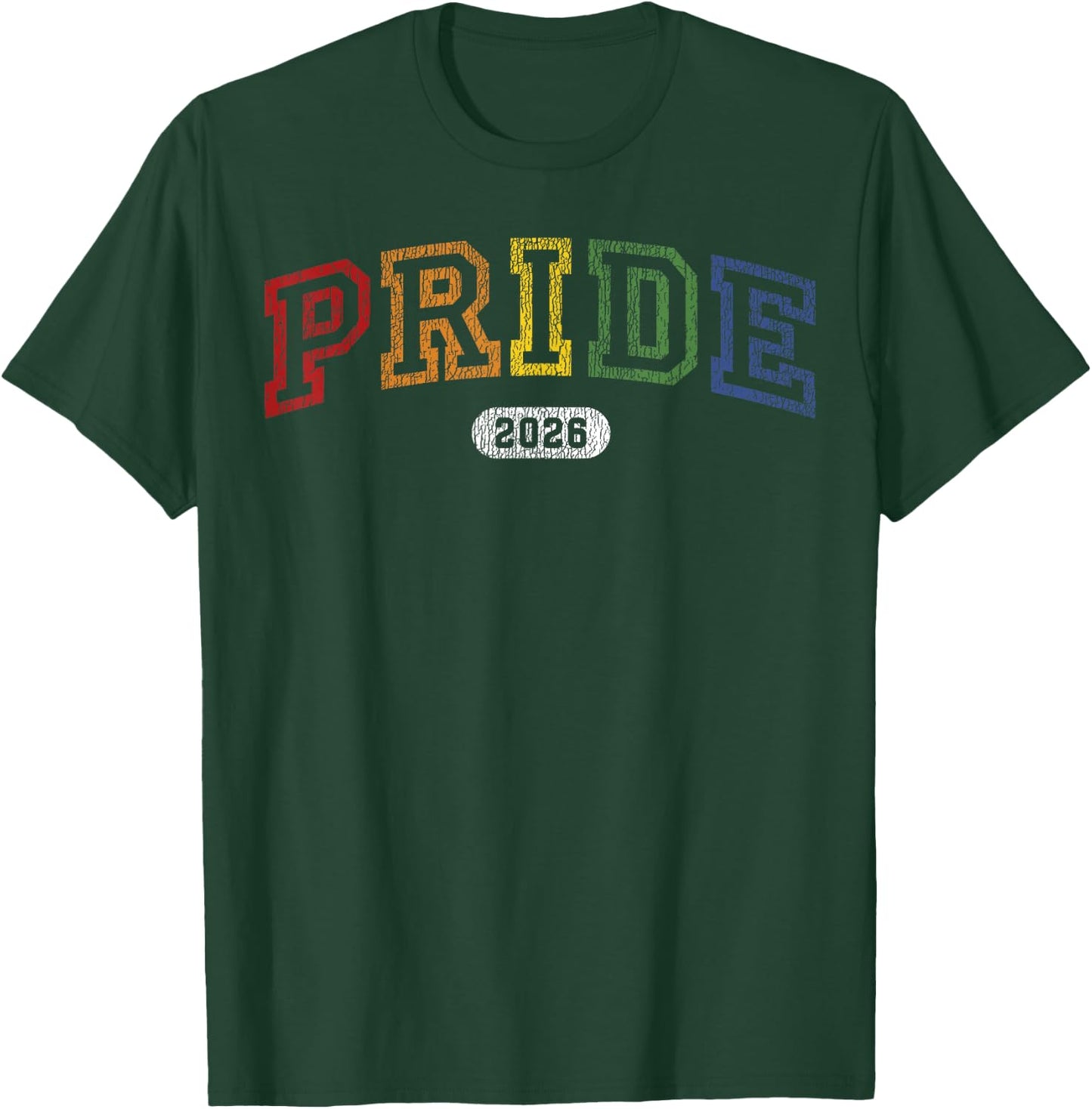 Gay Pride 2026 LGBT Pride Month Rainbow Celebration T-Shirt - T-Shirt | Forest