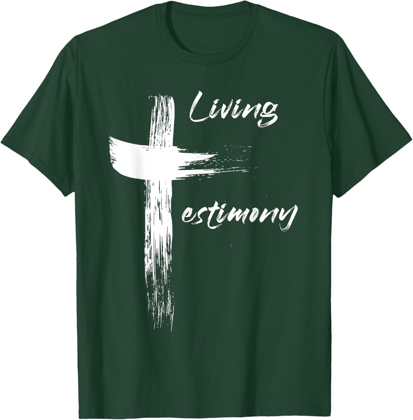 Living Testimony T-Shirt - T-Shirt | Forest