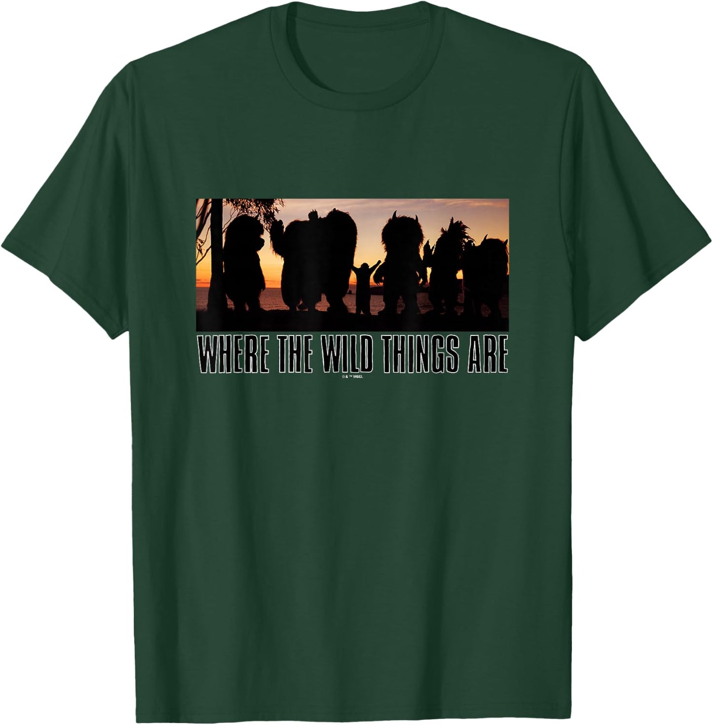 Where The Wild Things Are Max & Monsters Under Sunset T-Shirt - T-Shirt | Forest