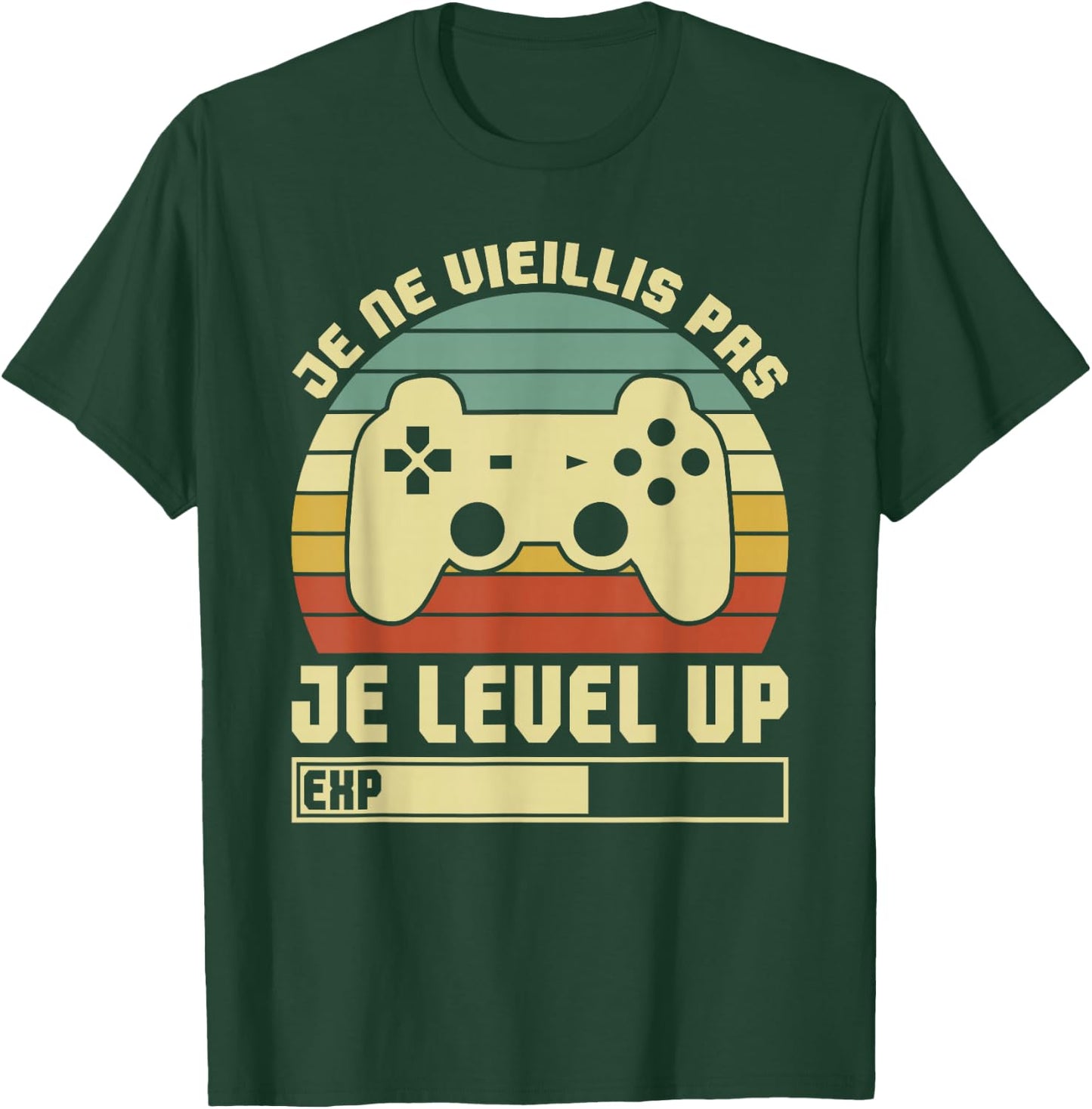 Men Video Games Gamer I'm Not Aged I Level Up , Black, S T-Shirt - T-Shirt | Forest