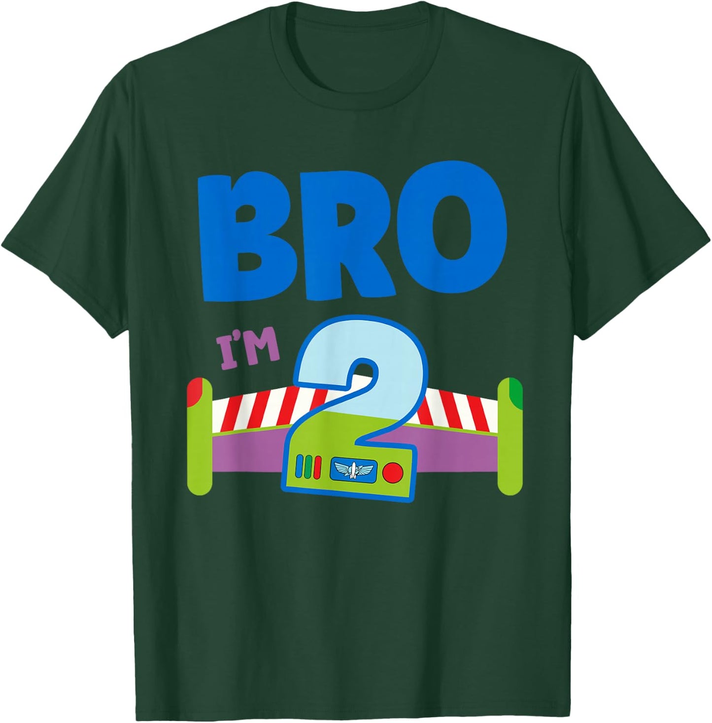 2nd Birthday Boy Toy Lover Bro I'm 2 Year Old Story Party T-Shirt - T-Shirt | Forest