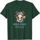 WILD ONES NEVER DIE - Boho Skull - Fun Country Western Look T-Shirt - T-Shirt | Forest