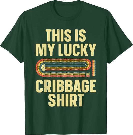Cool Cribbage Design Women Card Game Cribbage Lover T-Shirt - T-Shirt | Forest