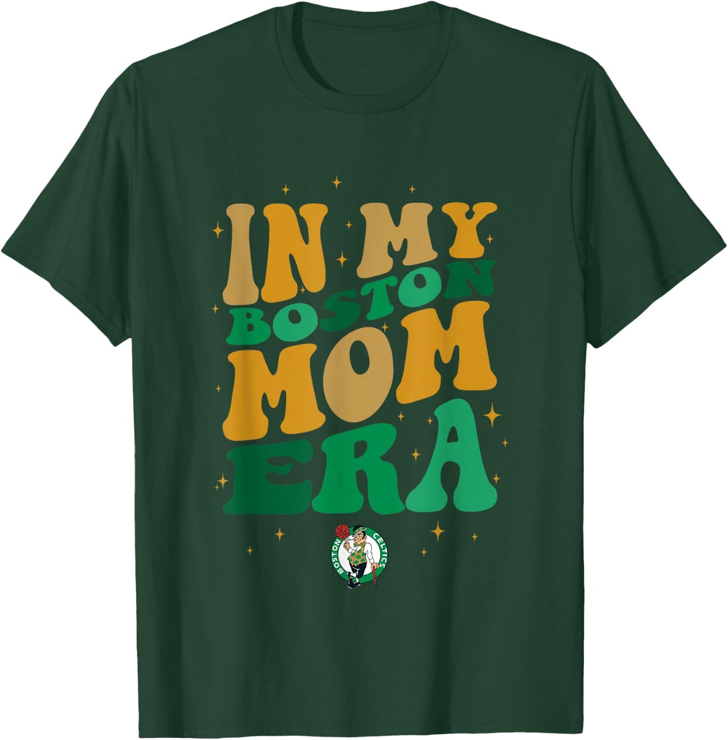 NBA Boston Celtics In My Boston Mom Era Logo T-Shirt - T-Shirt | Forest
