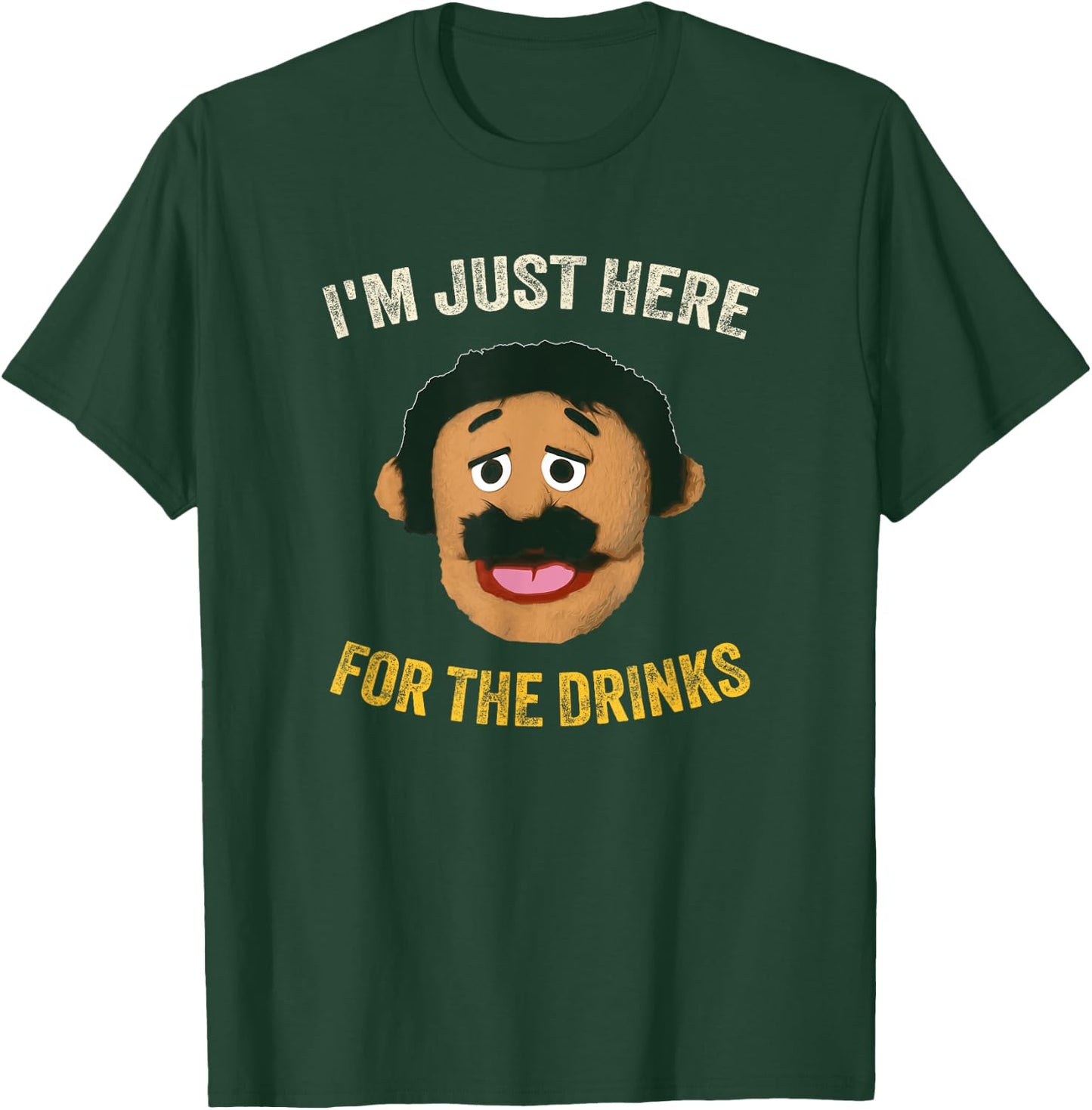 Awkward Puppet Diego Meme - Adults, Black, Small, Short Sleeve T-Shirt - T-Shirt | Forest