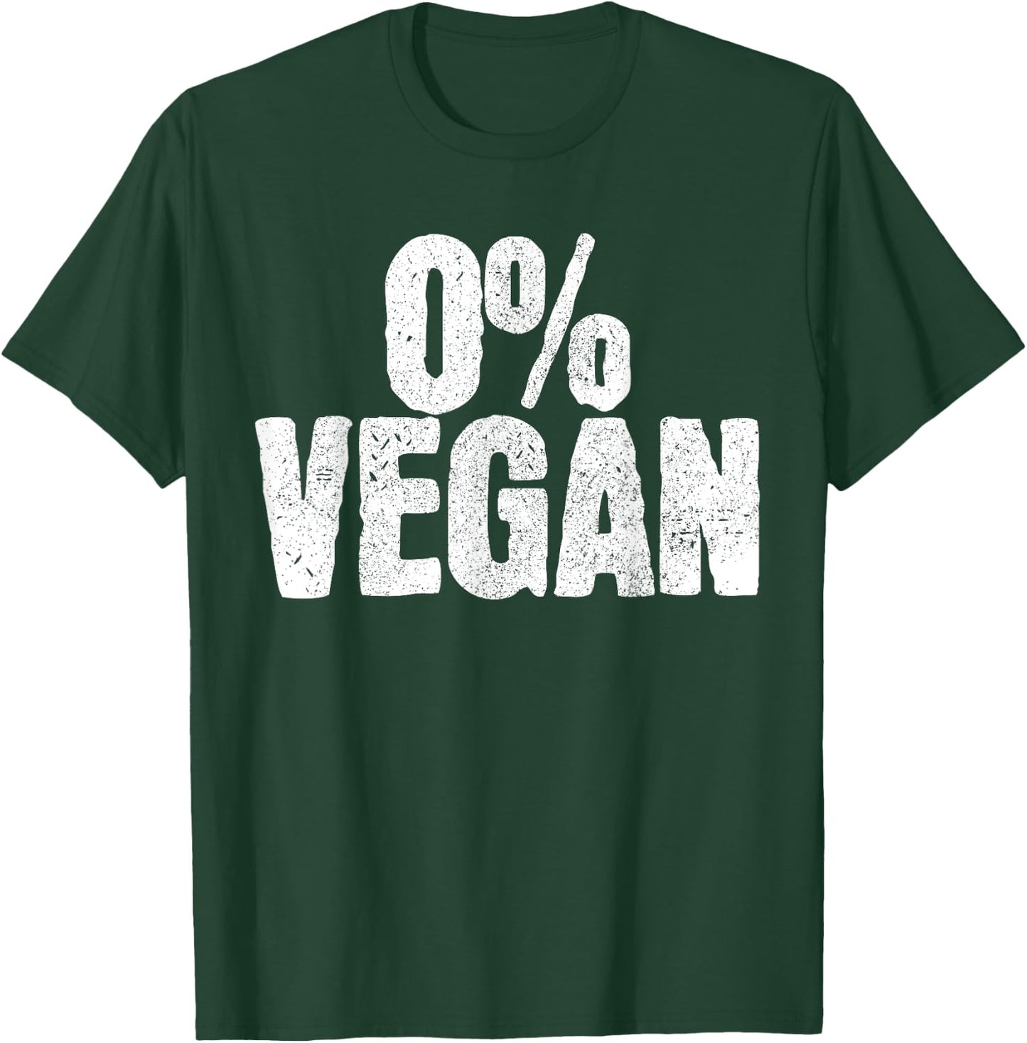 0% Vegan Shirt - Meat Lover Chef BBQ Funny Gift T-Shirt - T-Shirt | Forest