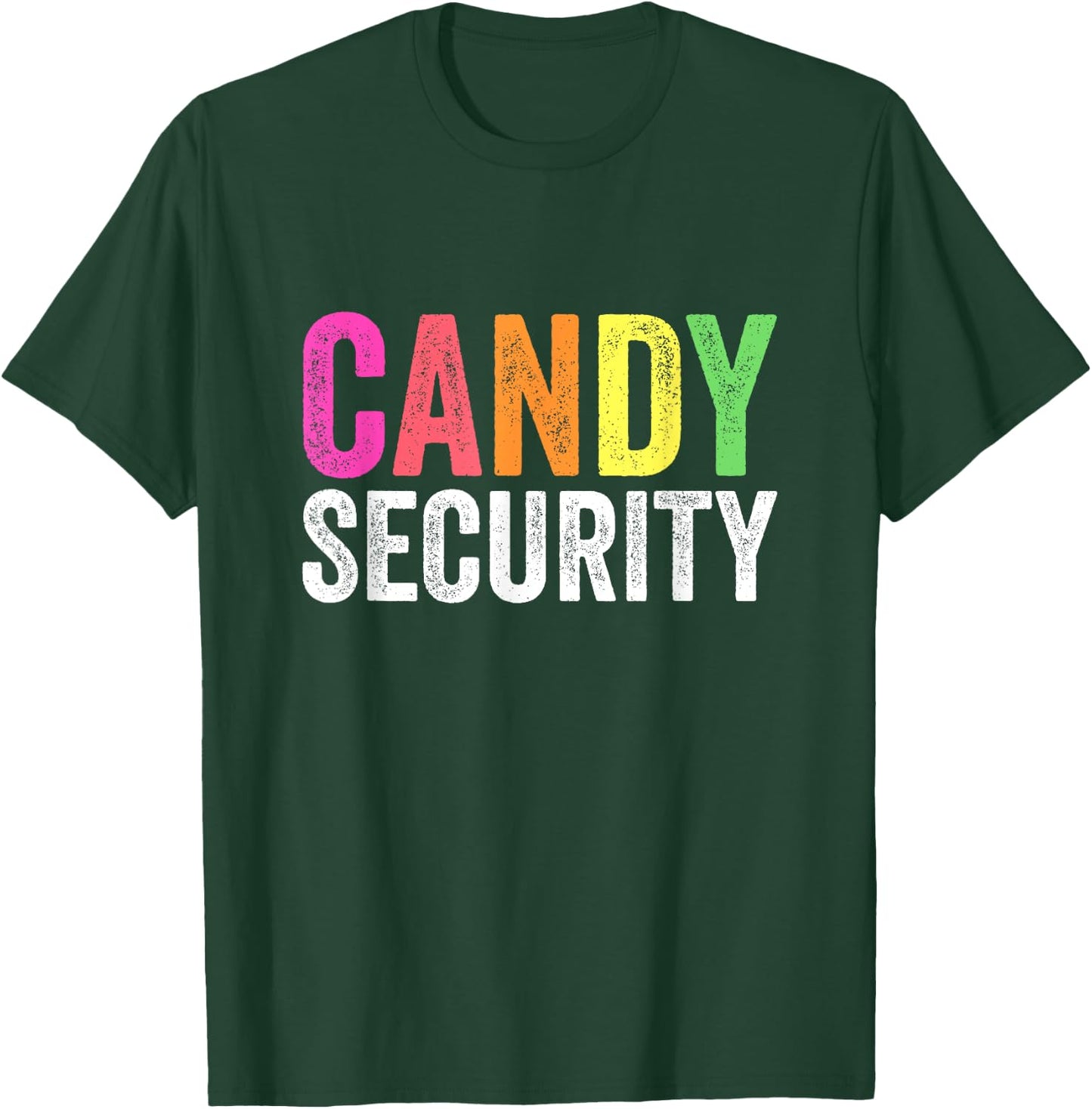 Funny Candy Security Halloween Costume T-Shirt - T-Shirt | Forest