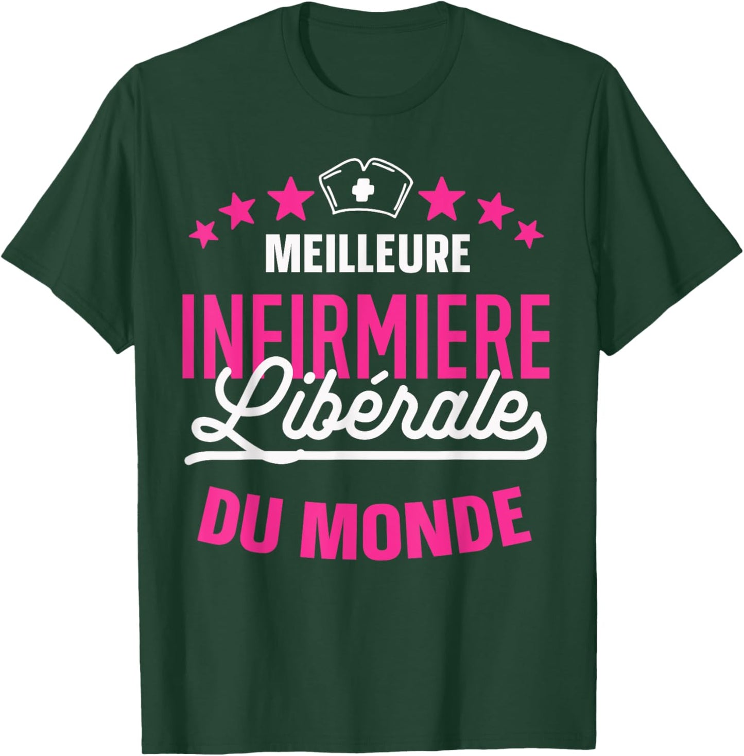World's Best Liberal Nurse. Gift Nurse , Black, S T-Shirt - T-Shirt | Forest