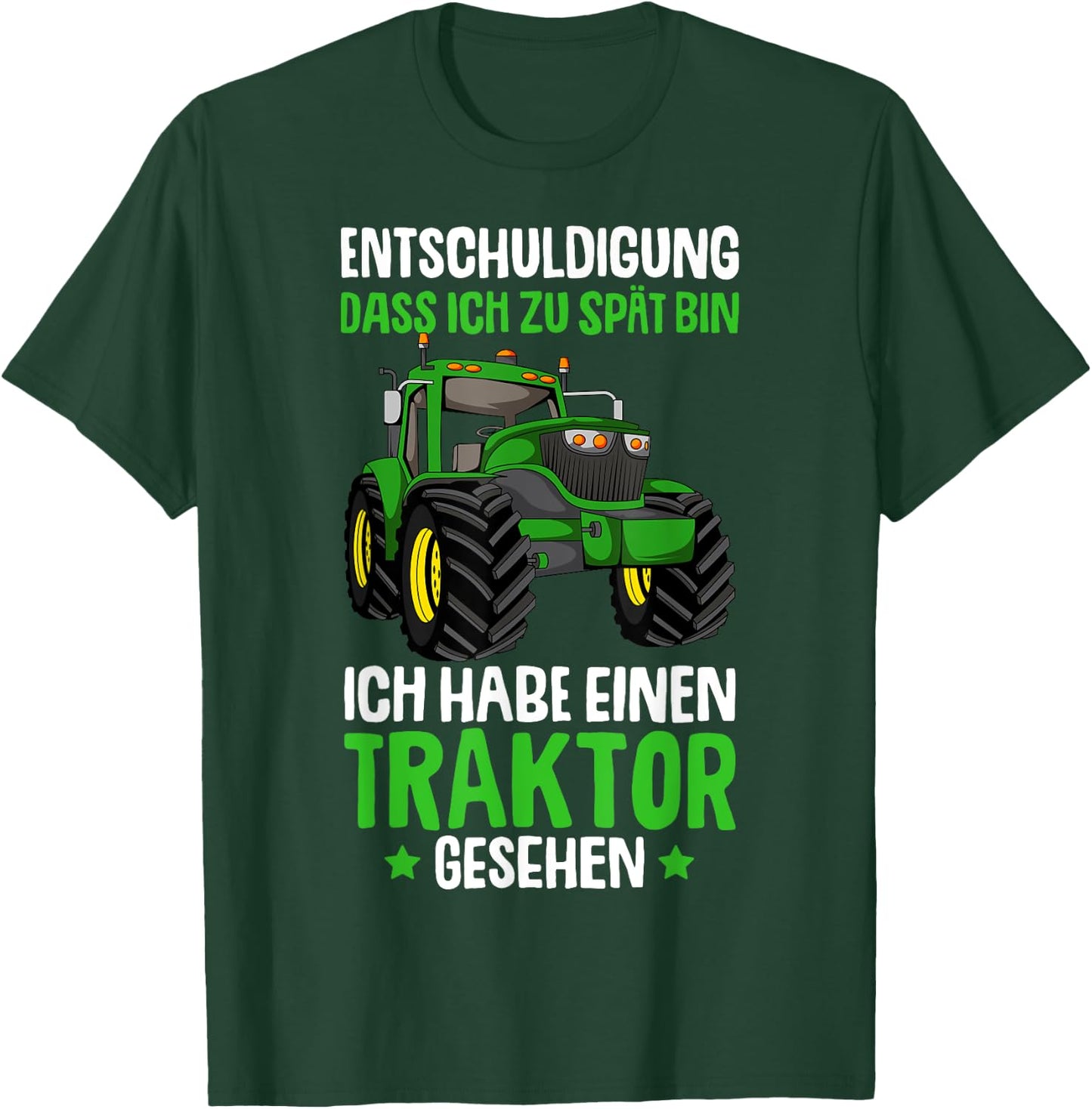 Tractor Boys' Children's Tractor , black T-Shirt - T-Shirt | Forest