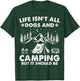 Funny Camping Dogs Outdoor Campfire Trailer Camper Camp Dog Women Kids T-Shirt - T-Shirt | Forest