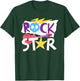 Rockstar Guitar Rock Music Singer Funny Children's , black T-Shirt - T-Shirt | Forest