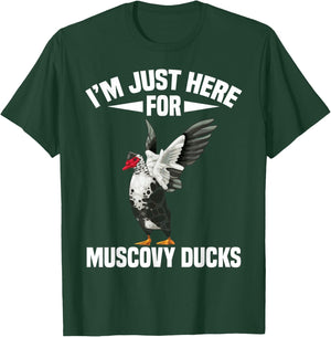 Muscovy Duck Owner Muscovy Duck Food Enclosure Muscovy Ducks T-Shirt - T-Shirt | Forest