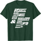Fast & Furious 25th Anniversary Franchise Logo Stack T-Shirt - T-Shirt | Forest