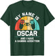 OSCAR Gift Name Personalized Funny Gaming Geek Birthday T-Shirt - T-Shirt | Forest