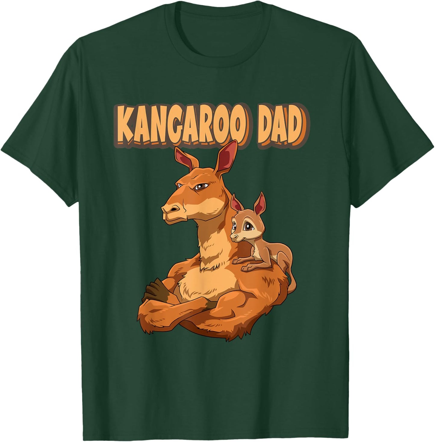 Kangaroo Dad for Daddy T-Shirt - T-Shirt | Forest