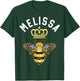 Melissa Name Melissa Birthday Gifts Queen Crown Bee Melissa T-Shirt - T-Shirt | Forest