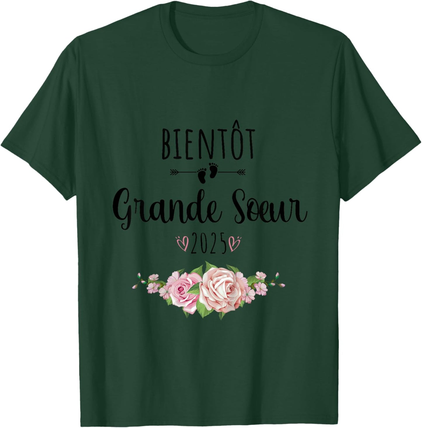 Child Future Big Sister 2025 Soon Big Sister , white, 2 T-Shirt - T-Shirt | Forest