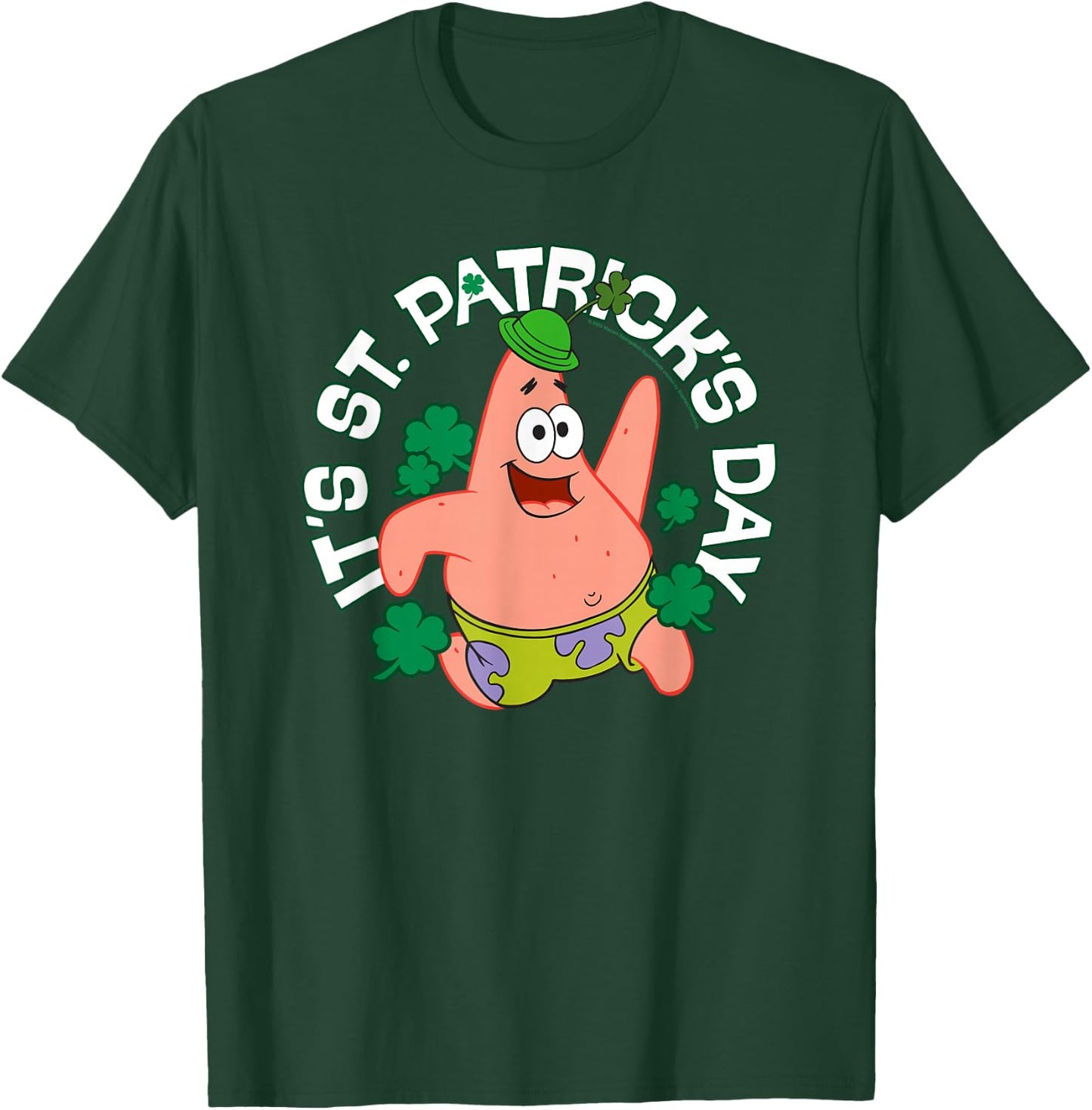 Spongebob Squarepants It's St. Patrick's Day T-Shirt - T-Shirt | Forest