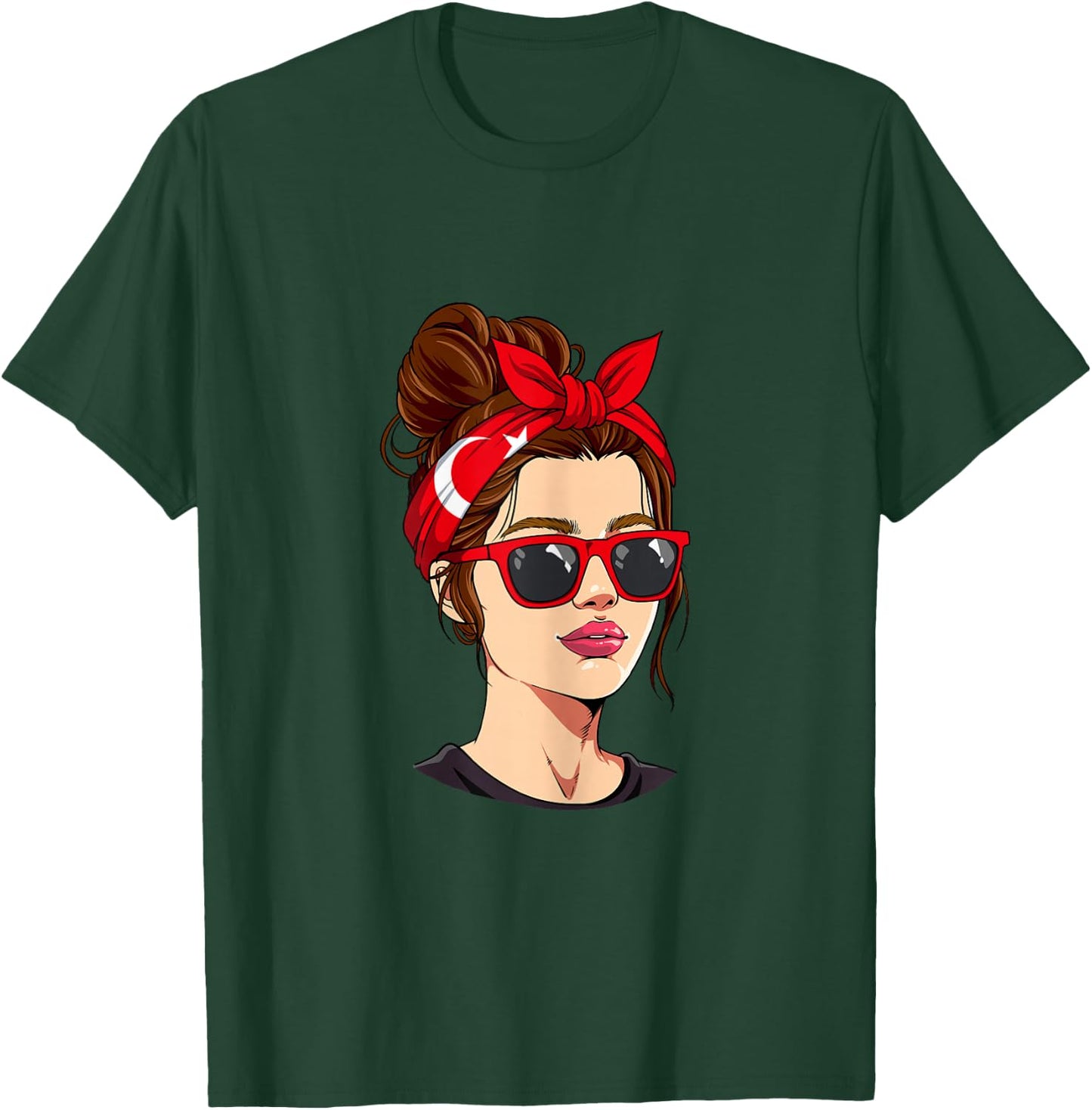 Turkish Girl Turkey T-Shirt - T-Shirt | Forest