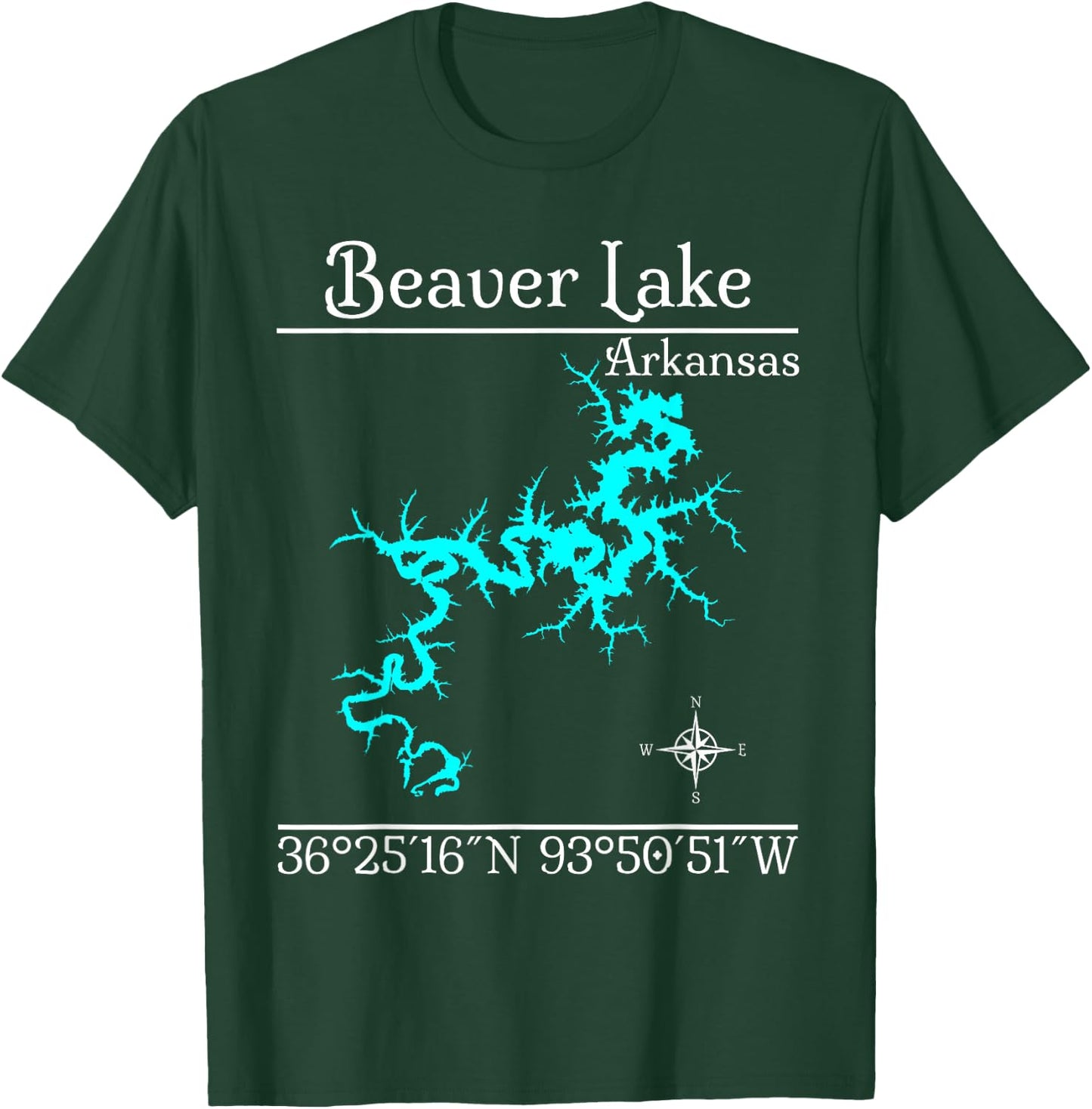 Beaver lake, Arkansas T-Shirt - T-Shirt | Forest