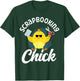 Scrapbooking Chicken Girl Scrapbooking Chick T-Shirt - T-Shirt | Forest