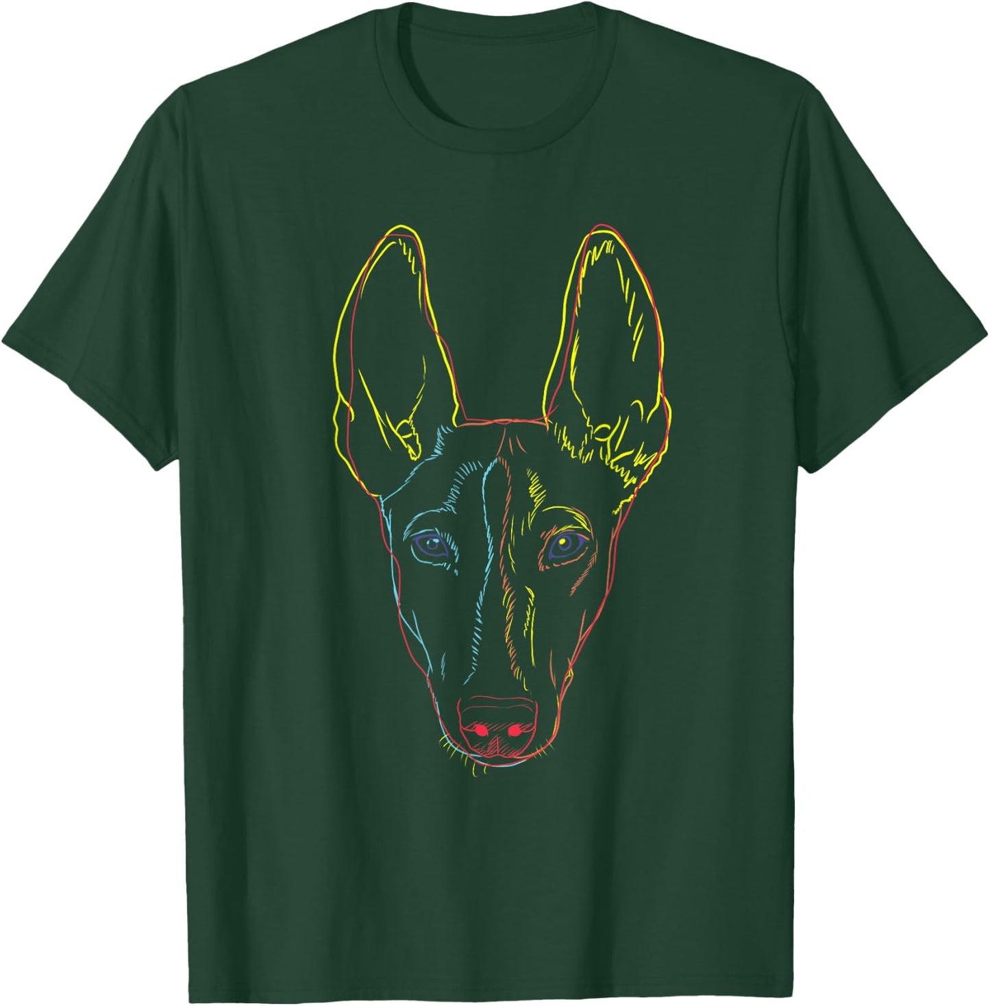 Colorful Dog Cirneco dell’Etna Women Kids T-Shirt - T-Shirt | Forest