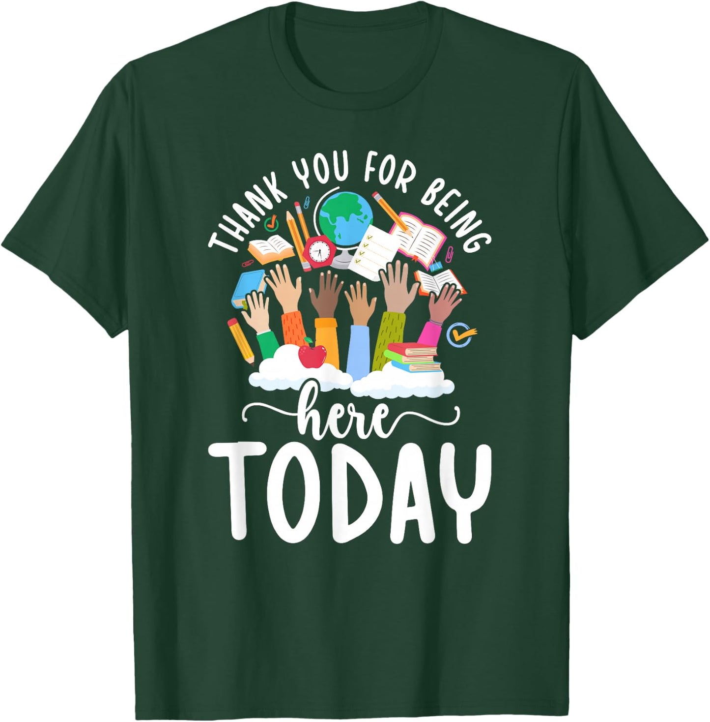 Funny Attendance Clerk School Attendance Secretary T-Shirt - T-Shirt | Forest