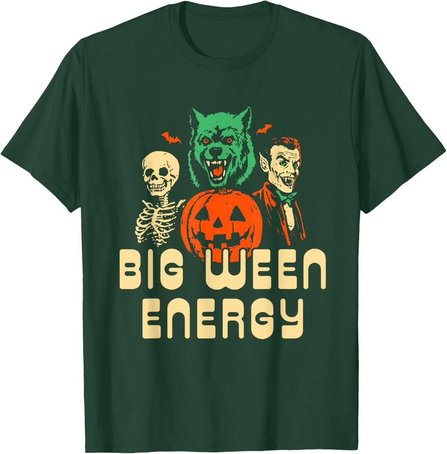 Funny Halloween Big Ween Energy , Women T-Shirt - T-Shirt | Forest