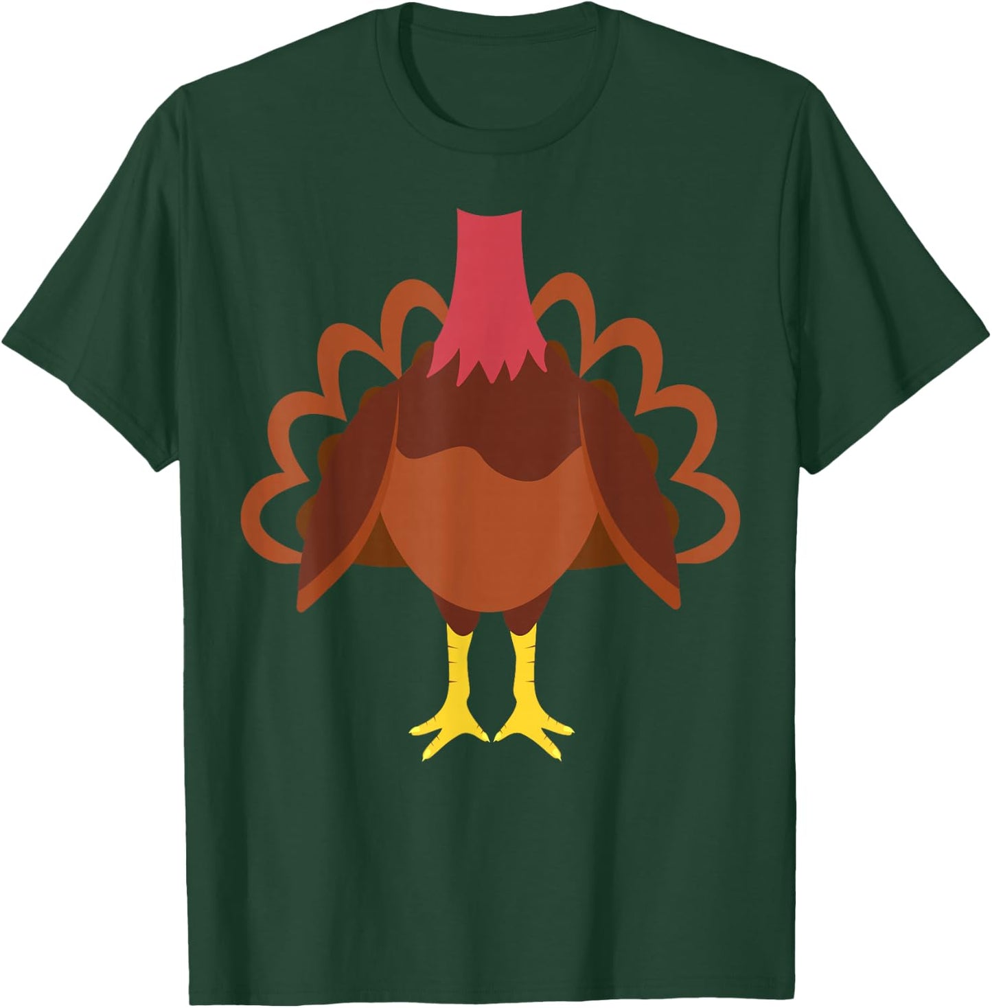Turkey Shirt Adult Kids Men Women Turkey Costume T-Shirt - T-Shirt | Forest