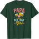 Papa Of The Bee Day Girl Cute Bee Themed Birthday Party T-Shirt - T-Shirt | Forest