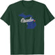 Oscoda Michigan MI Map T-Shirt - T-Shirt | Forest