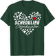 Cute Scheduling Coordinator Heart Leopard T-Shirt - T-Shirt | Forest