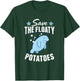 Chubby Manatee Save The Floaty Potatoes Dugong Sea Manatees T-Shirt - T-Shirt | Forest