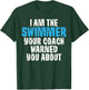 I'm the Swimmer Your Coach Warned You About Joke Swimming Te T-Shirt - T-Shirt | Forest