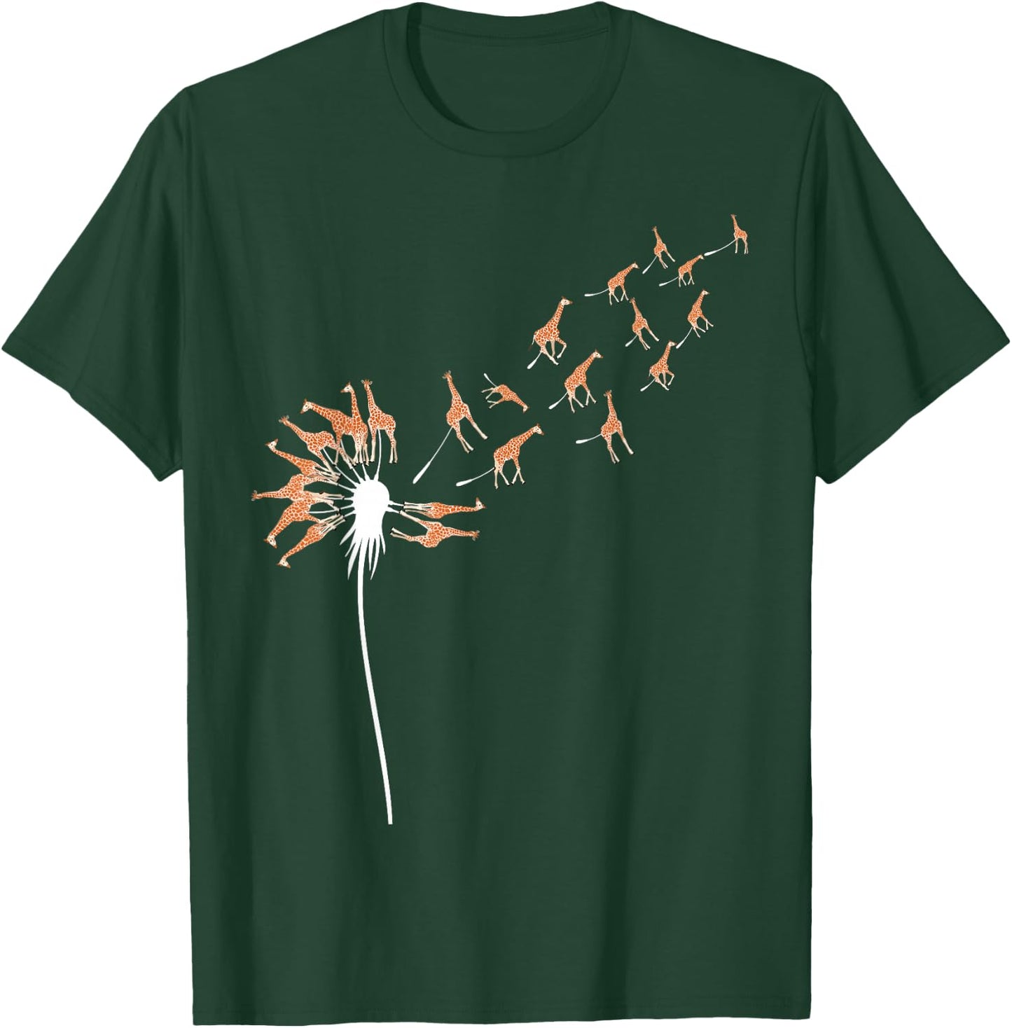 Dandelion Giraffes Stuff for Giraffe Lover | Giraffe T-Shirt - T-Shirt | Forest