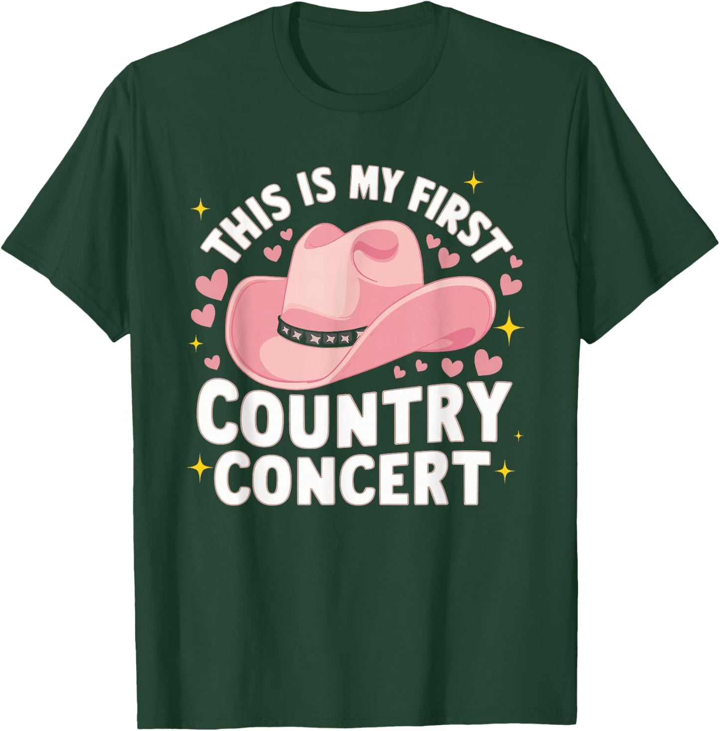 This Is My First Country Concert T-Shirt - T-Shirt | Forest