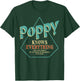 Poppy Knows Everything Fathers Grandparents Day Dad Grandpa T-Shirt - T-Shirt | Forest