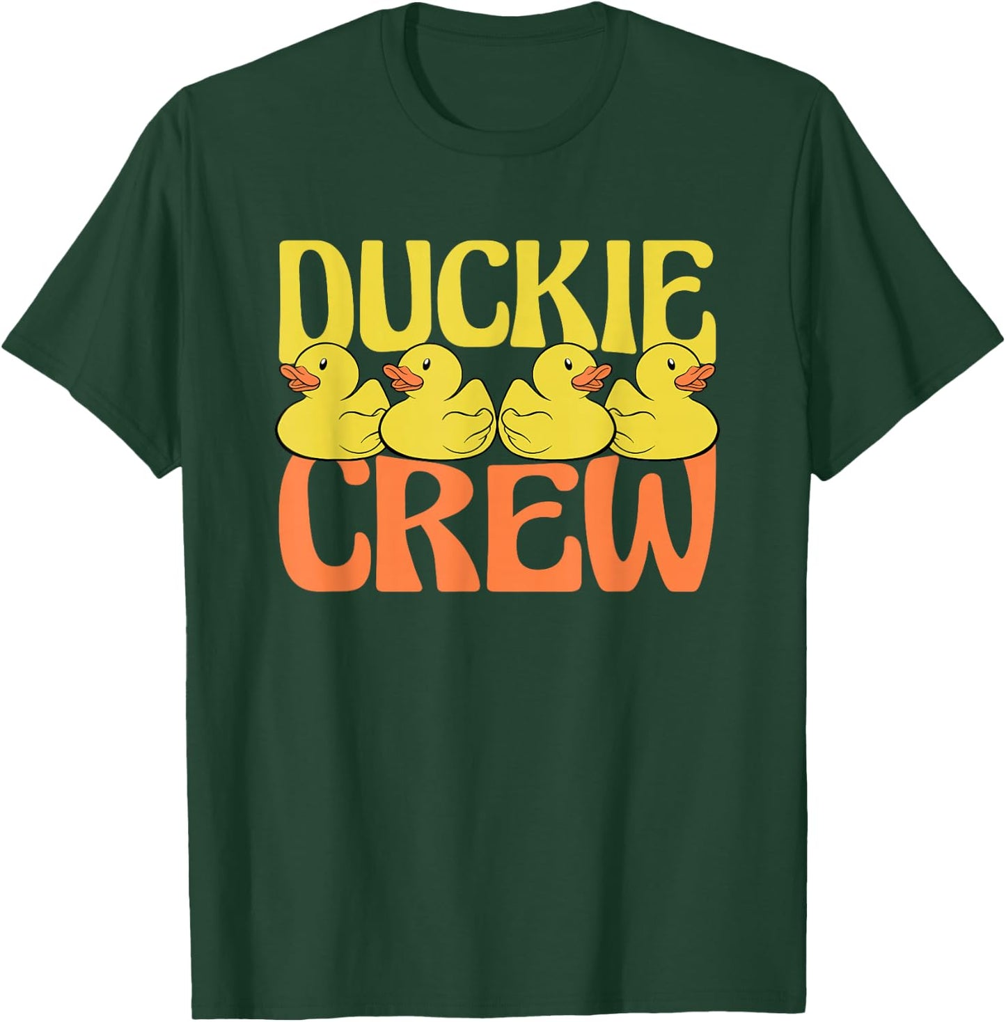 Rubber Duckie Crew Duckling Yellow Rubber Duck Rubber Ducky T-Shirt - T-Shirt | Forest